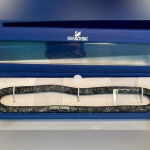 Swarovski Stardust Double Bracelet Black/Anthracite NWB